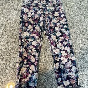 lululemon Floral Patterned Leggings